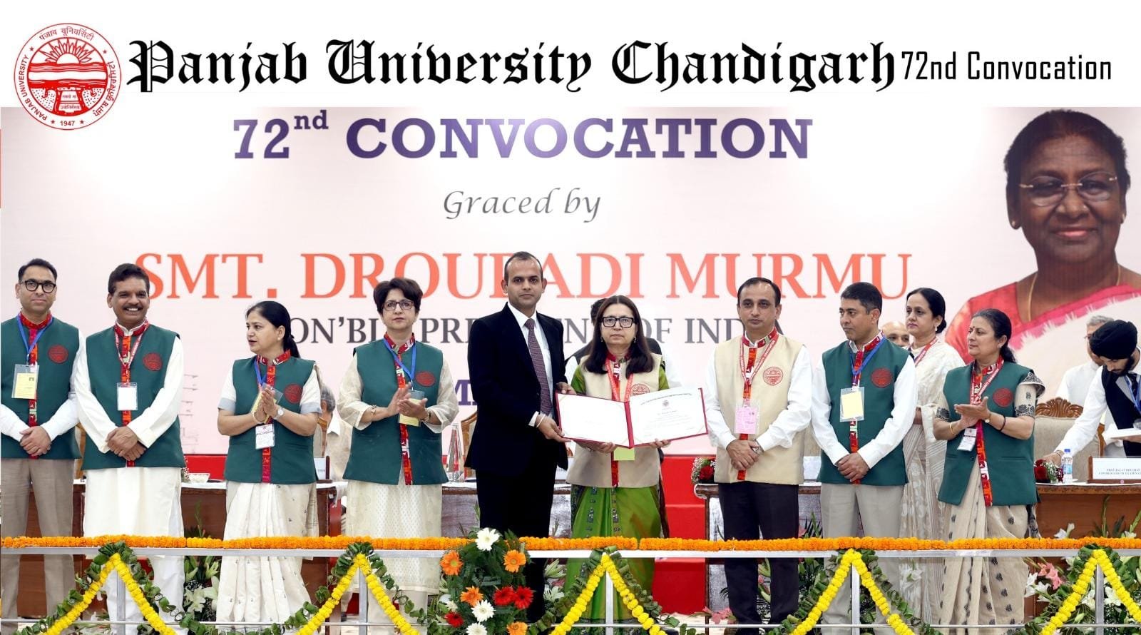 Receiving Shiv Nath Rai Memorial Mid-Career Best Scientist Award